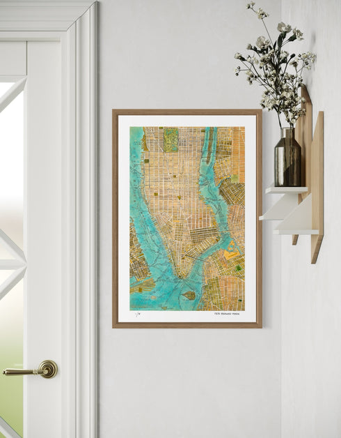 Manhattan Map | Limited Edition Prints